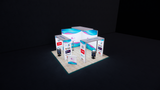 Creative Luminars 20x20 Modular SEG Fabric Lightbox Exhibition Booth