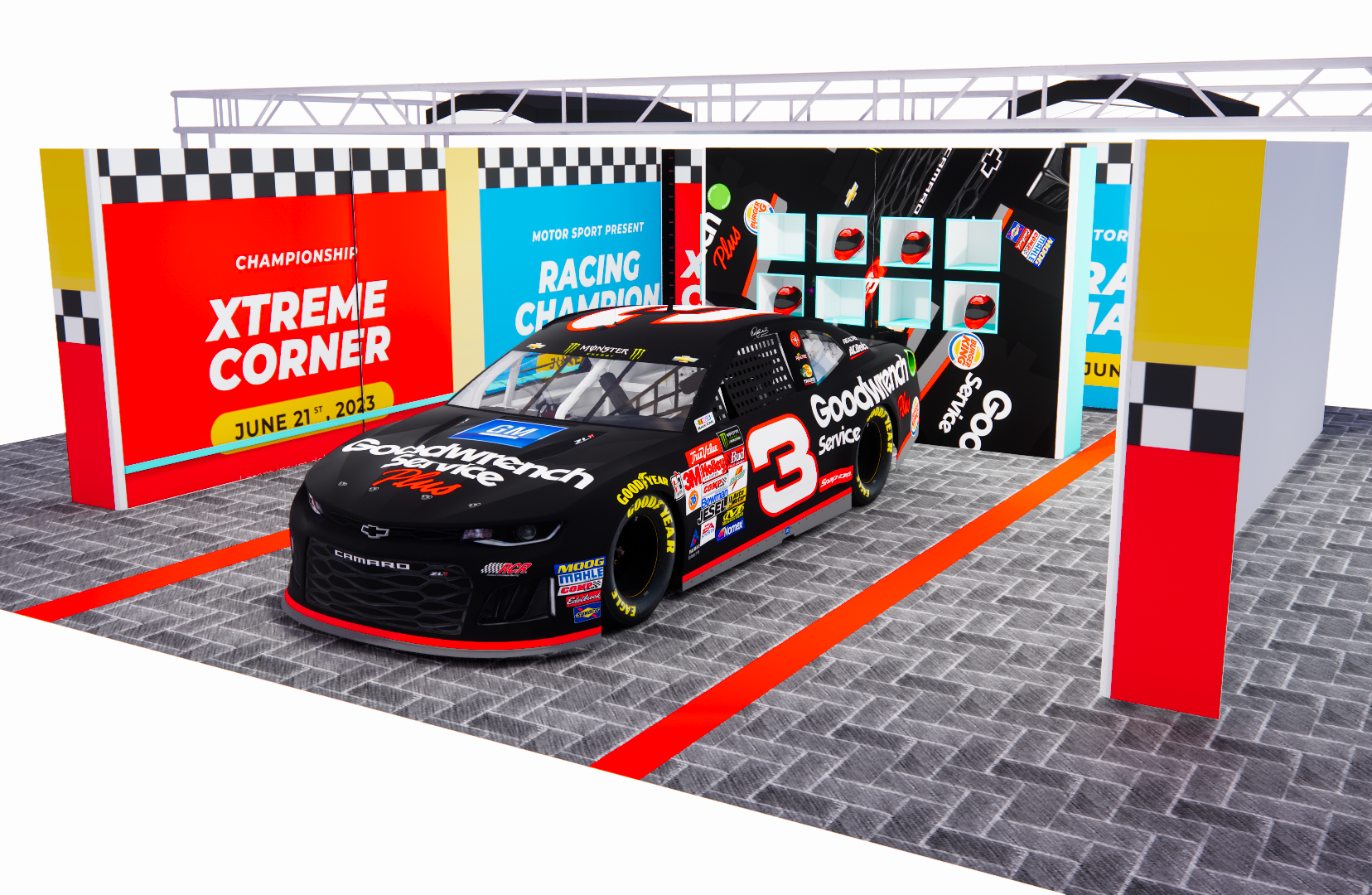 7*8 Modular Tailored Pit Garage Walling for Drag Strip