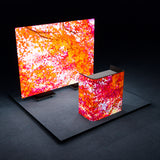 10 Minutes Setup LED Video Wall & Counter for 10X10 Trade Show Booth
