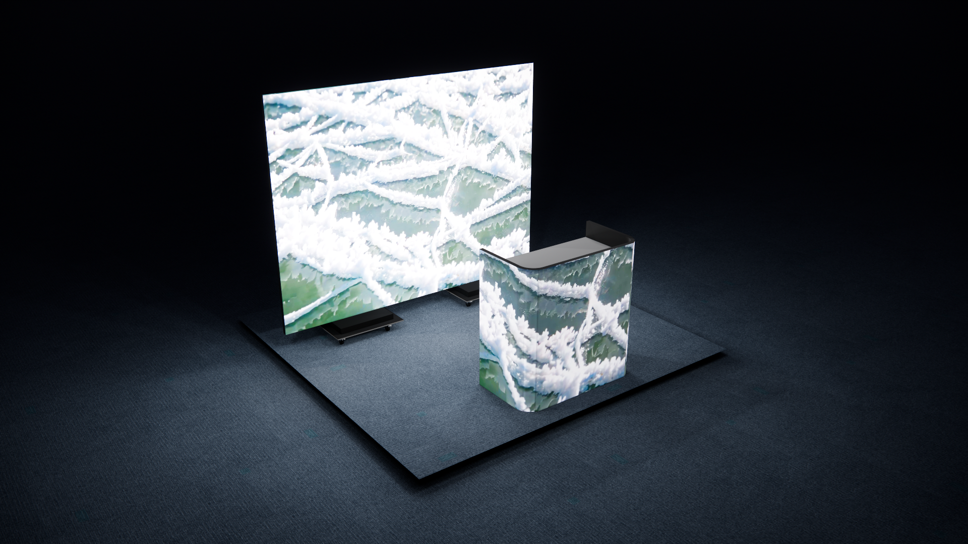 Plug-and-Play Foldable LED Video Wall 10x10 Trade Show Booth InfoComm 2026 Las Vegas