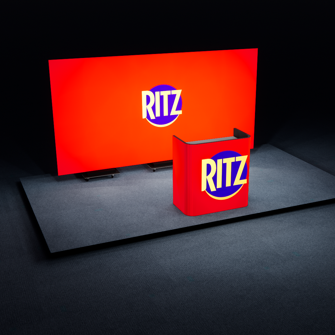 LED Video Wall Trade Show Booth Idea - 2026 Sweets & Snacks Expo in Las Vegas