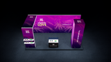 10×20 Portable Backlit Booth with Arch, Tower & Showcase