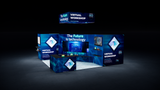 20×20 Island Booth with LED Video Wall, Dual Storage & Backlit Counters