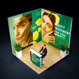 Beauty Treatment for You Trade Show Booth Design - 10x10 Display Stand