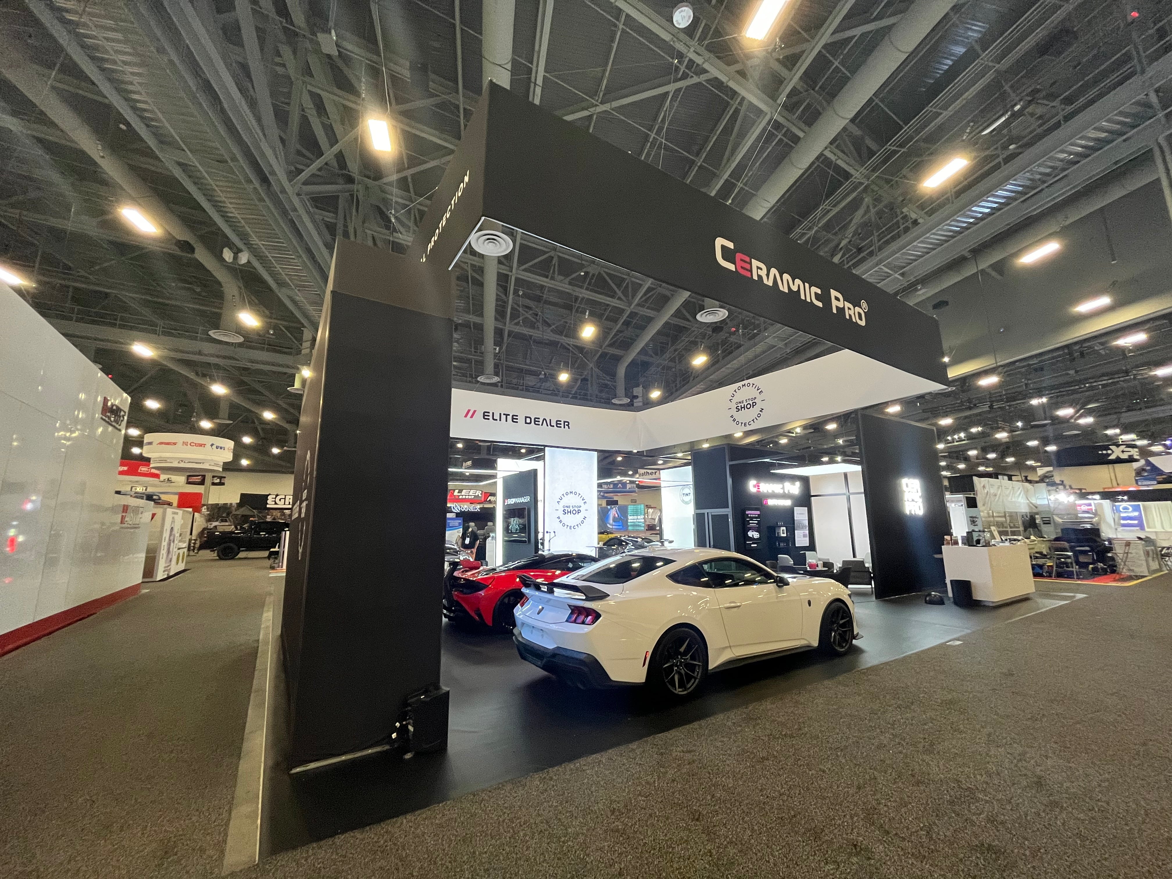 Hybrid Type Trade Show Booth for Automotive Industry SEMA Show Where Design Meets Innovation