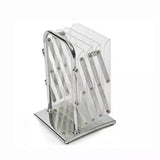 China A4 Folding Stainless Steel Brochure Holder D-H008