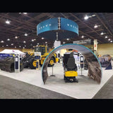 For Upcoming World of Concrete, Custom Trade Show Booth Design And Display Using SEG Aluminum Frame Exhibition All Size Booth