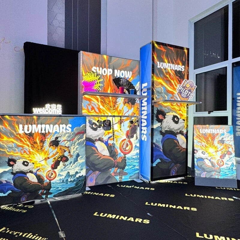 10x10 Luminars Functional PopUp LED Lighting Easy Setup Booth