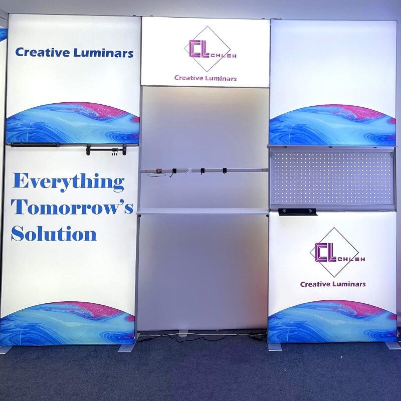 Creative Luminars 10x10 Portable Backlit Booth with Arch