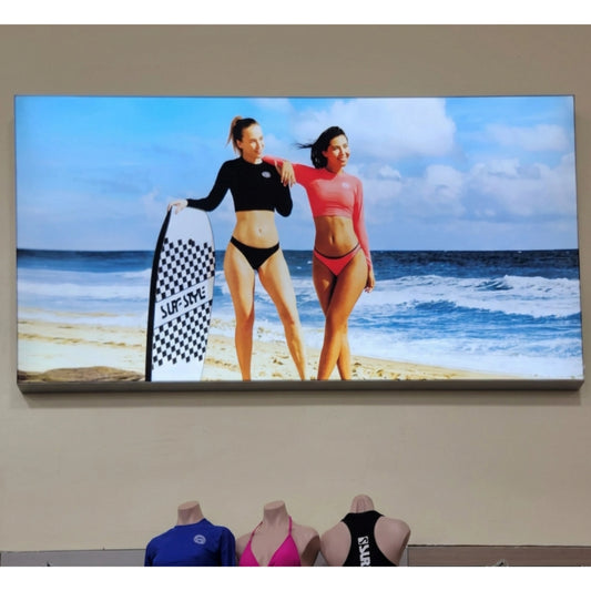 Easy Install and maintenance SEG Fabric Light Box for Brands Stores