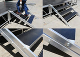 Height Adjustable Aluminum Portable Stage Stair – Safe & Durable