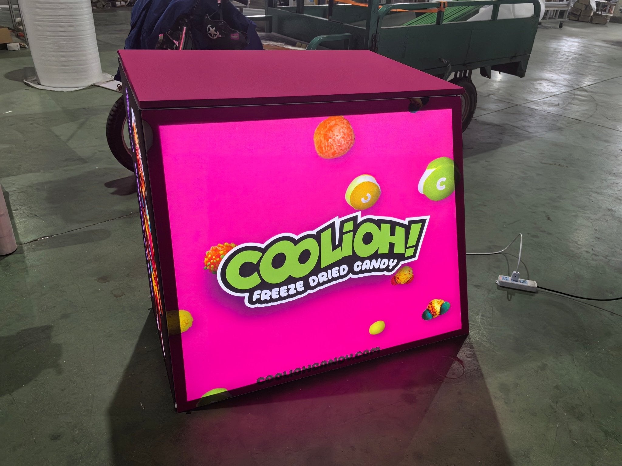 Fashion Design Modular Funtional Trade Show Backlit Display Counter
