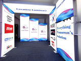 Creative Luminars 20x20 Modular SEG Fabric Lightbox Exhibition Booth