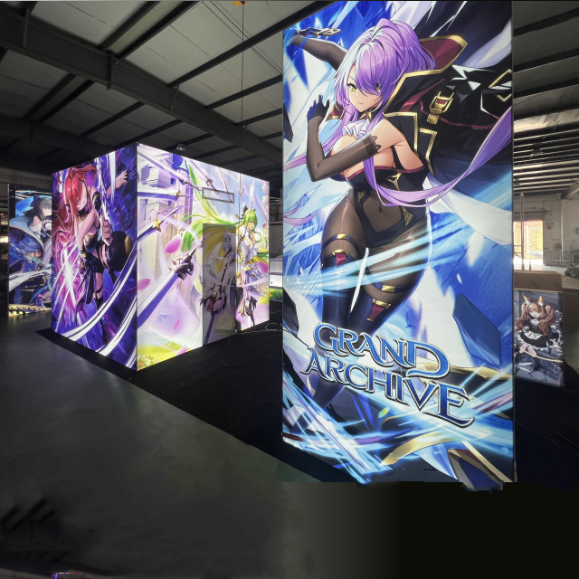 Make Your Anime Trade Shows Stand Out With LED Lighting Tower Display Solution