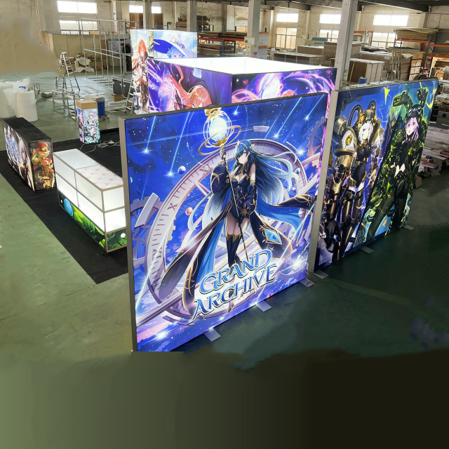 Creative Luminars High Quality Hybrid Type Exhibition Booth Design For Anime Expo