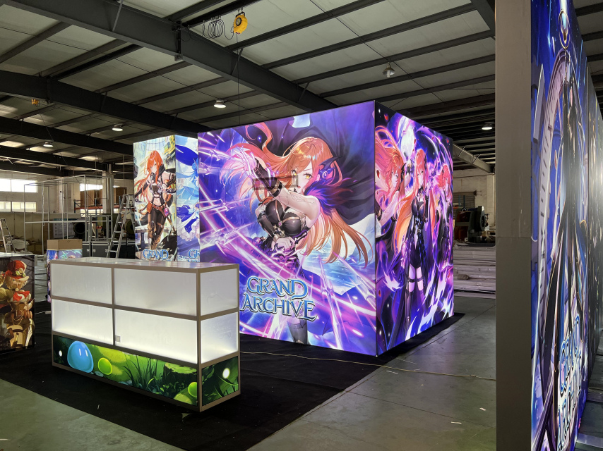 Trade Show Island Type Displays System Booth Design Exhibition for Winter Las Vegas Market