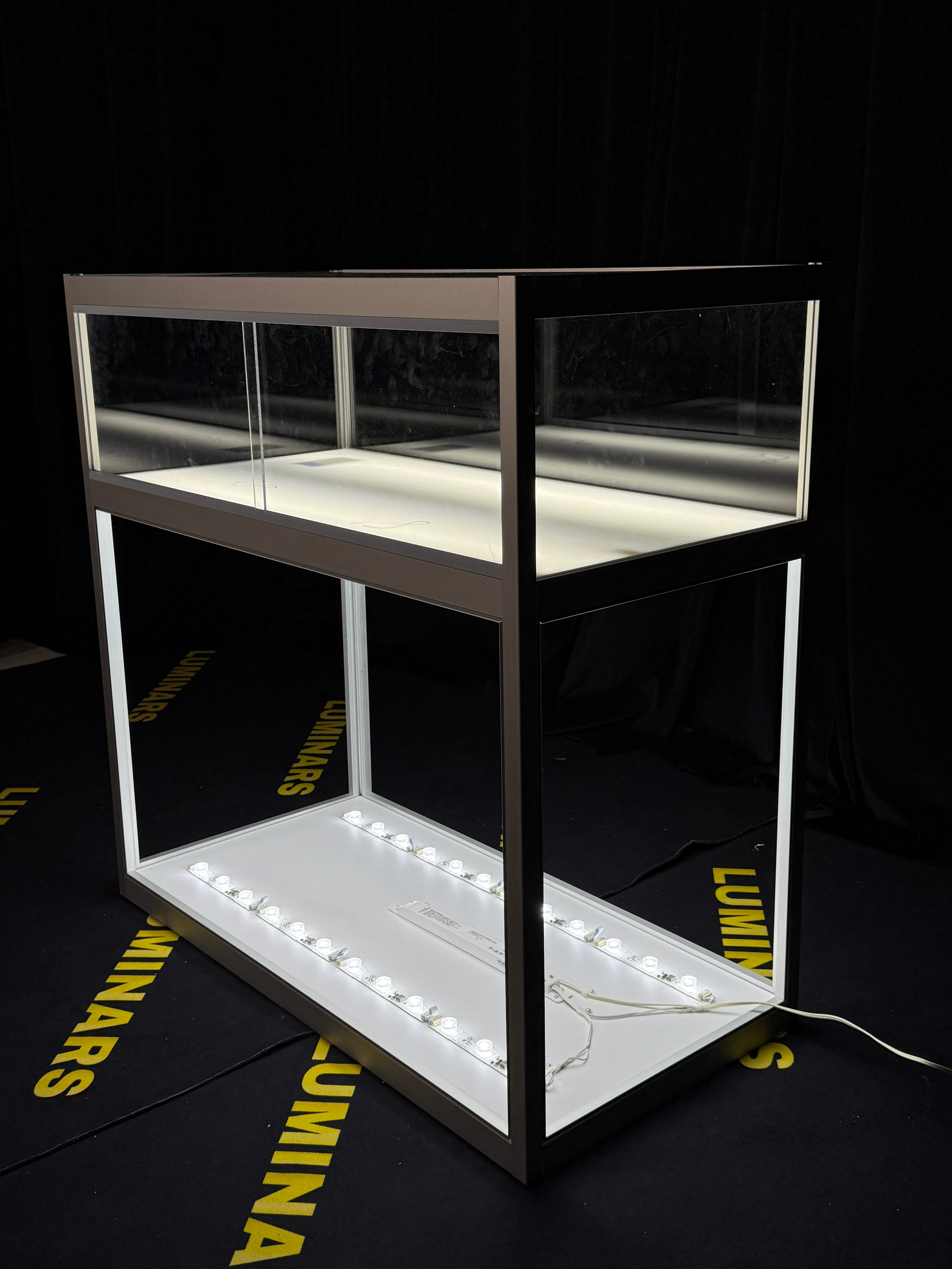 Backlit Showcase with Acrylic Top – Easy Setup Display Solution