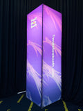 Portable Backlit Tower with Full SEG Fabric Graphics
