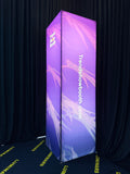 Portable Backlit Tower with Full SEG Fabric Graphics