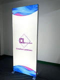 Creative Luminars 1x2.5m Backlit SEG Portable Trade Show Display With Printed Graphics