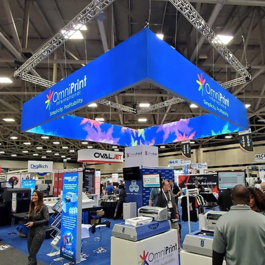 Illuminate Your Exhibits with SEG Trade Show Hanging Signs