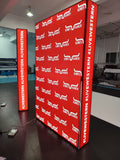 Creative Luminars Aluminum Frame Custom Trade Show Display Exhibition Tension Fabric Pillowcase Backdrop Stand