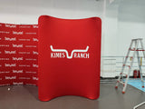 Creative Luminars Aluminum Frame Custom Trade Show Display Exhibition Tension Fabric Pillowcase Backdrop Stand