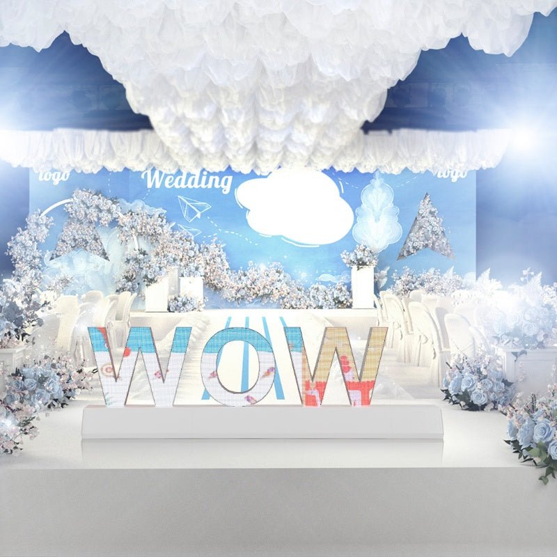 Customized 3D LED Screen Letter Sign Display for Exhibition & Event