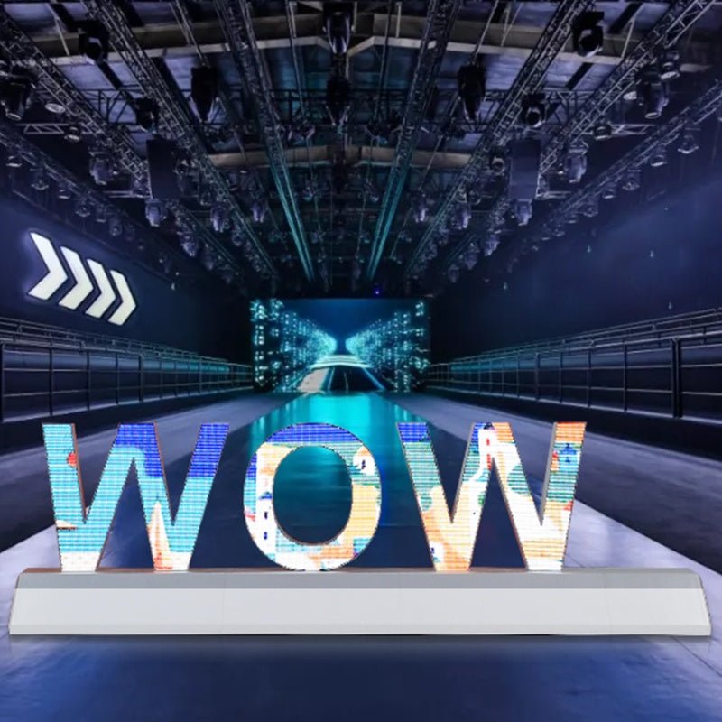 Customized 3D LED Screen Letter Sign Display for Exhibition & Event
