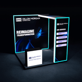 10×10 RGB Edge Lighting Trade Show Booth