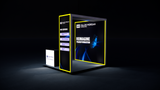 10×10 RGB Edge Lighting Trade Show Booth