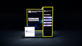 10×10 RGB Edge Lighting Trade Show Booth