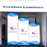Creative Luminars Exclusive Free Standing Portable LED Fabric Lightbox Supports Various Size Configuration
