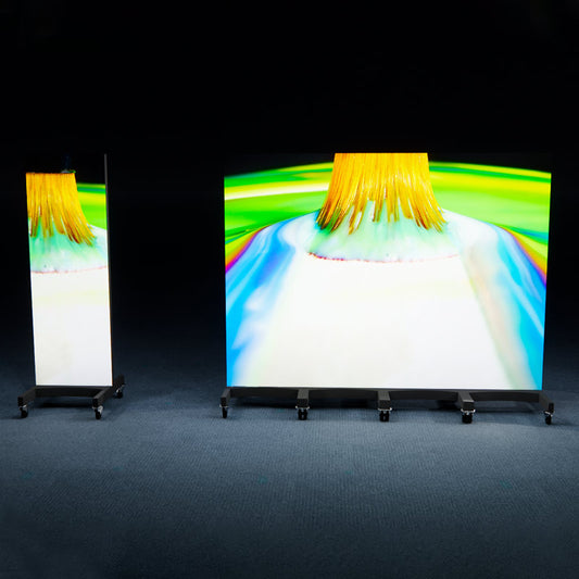 Mobile Foldable Poster Screens Portable Seamless Splicing LED Display Video Wall
