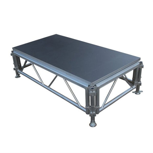 Modular Aluminium Stage 4x8 for Outdoor Events – Strong & Adjustable
