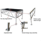 Modular Aluminium Stage 4x8 for Outdoor Events – Strong & Adjustable