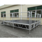 Modular Aluminium Stage 4x8 for Outdoor Events – Strong & Adjustable