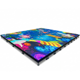 LED Video Flooring For Consumer Electronics, Auto, Animation Trade Shows
