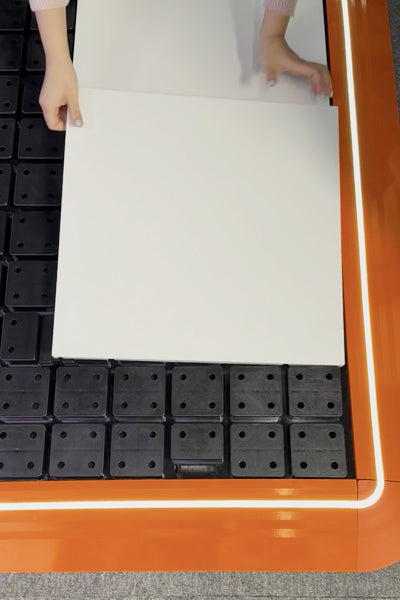 Modular ABS Trade Show Flooring With aluminum edge and LED Strips