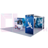 NBAA 2024 Exclusive Booth from Creative Luminars with Arch & Storage 20 x 30