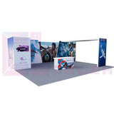 NBAA 2024 Exclusive Booth from Creative Luminars with Arch & Storage 20 x 30