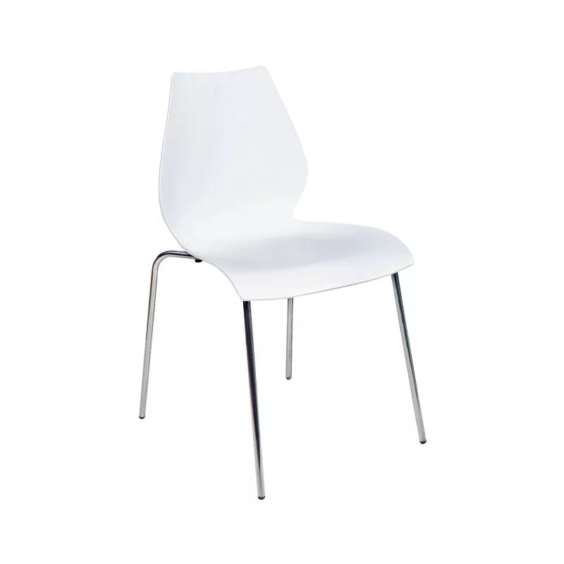 White Trade Show Portable Plastic Chair