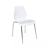 White Trade Show Portable Plastic Chair