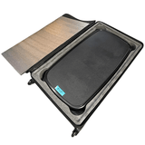 Electric Automatic Lifting Portable Backlit Trade Show Counter