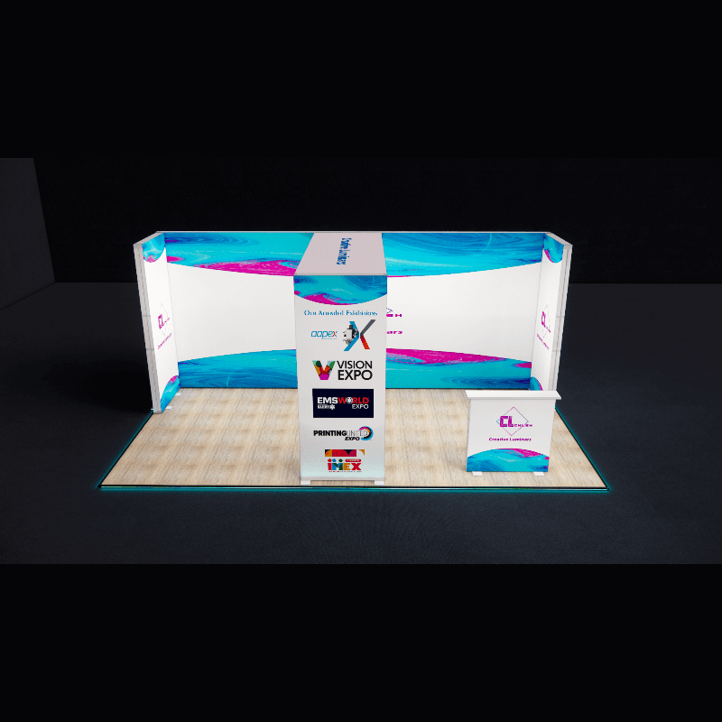 Portable and Easy to Set Up 10x20 LED Frame Exhibition Display