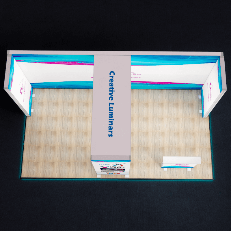 Portable and Easy to Set Up 10x20 LED Frame Exhibition Display