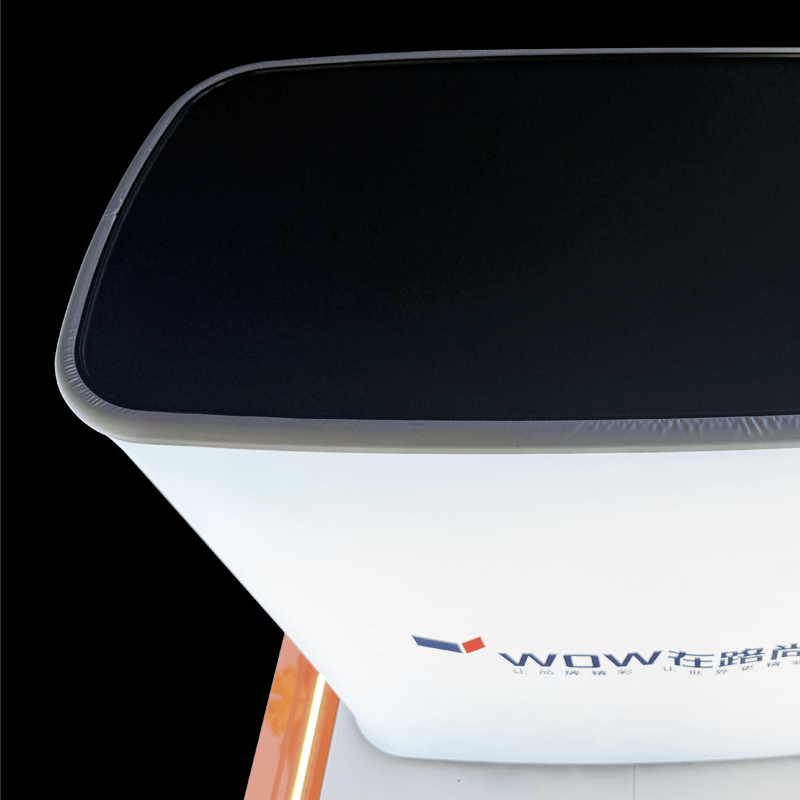 Portable Lift Support Backlit Pop Up Exhibition Counter