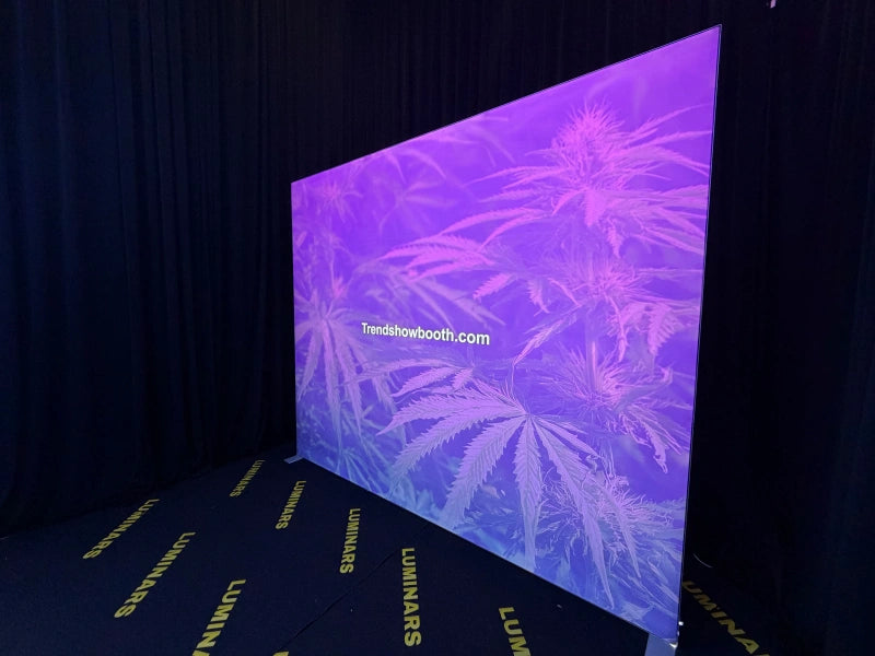 Portable LED Backlit Trade Show Lightboxes With Custom SEG Tension Fabric Graphic