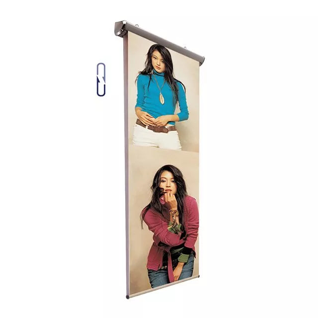 Scrolling Electric Pull Up Banner Stand D-R015