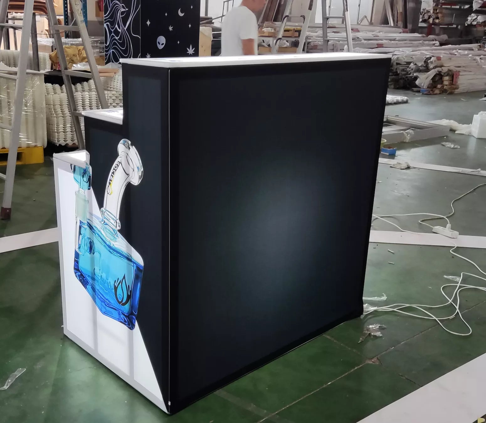 Creative Luminars Backlit LED Lightbox Exhibition Booth